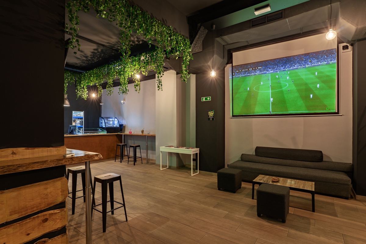 La pantalla grande lista para el fútbol